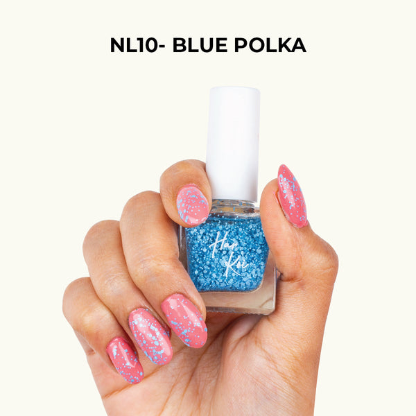 Blue Polka – NL10 | Nail Lacquer